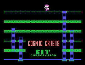 Cosmic Crisis Title Screen